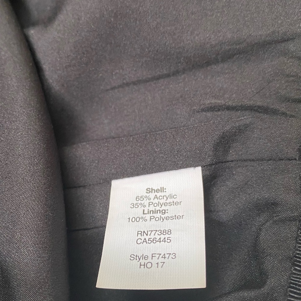 J Crew Factory black and white large check skirt - Picture 3 of 7